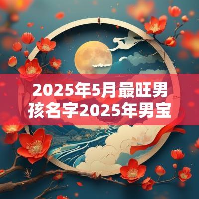 2025年5月最旺男孩名字2025年男宝取名100分