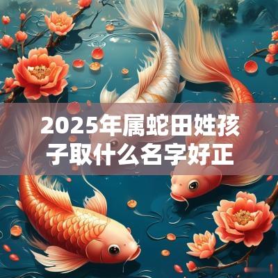 2025年属蛇田姓孩子取什么名字好正气满满的宝宝起名