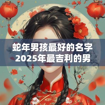 蛇年男孩最好的名字2025年最吉利的男宝宝名字精选