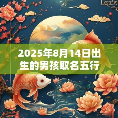 2025年8月14日出生的男孩取名五行缺水大气的名字
