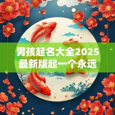 男孩起名大全2025最新版起一个永远不过时的好名字