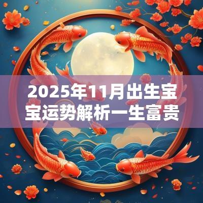 2025年11月出生宝宝运势解析一生富贵吉祥好名搭配