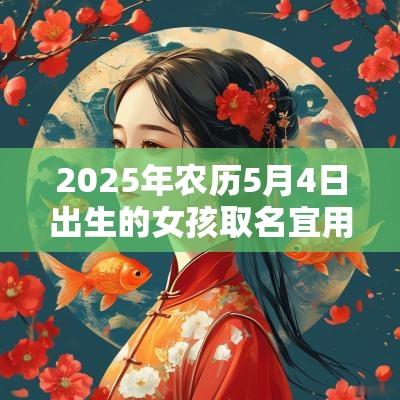 2025年农历5月4日出生的女孩取名宜用字好名字推荐