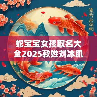 蛇宝宝女孩取名大全2025款姓刘冰肌雪肤的女宝宝好名