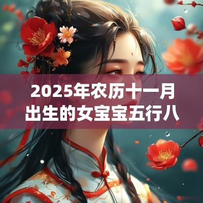 2025年农历十一月出生的女宝宝五行八字如何缺_起名