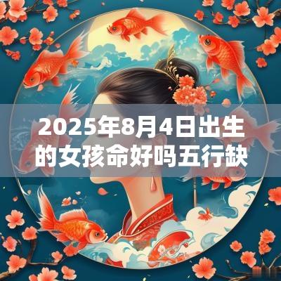2025年8月4日出生的女孩命好吗五行缺水火吉利取名