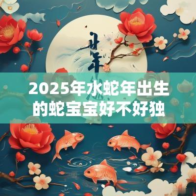 2025年水蛇年出生的蛇宝宝好不好独特的男女生名字