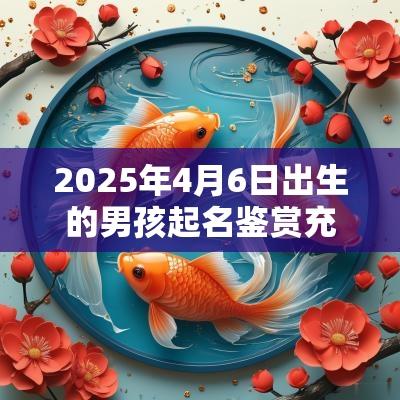 2025年4月6日出生的男孩起名鉴赏充满寓意的名字