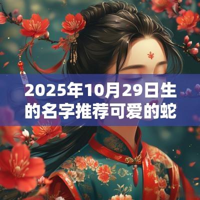 2025年10月29日生的名字推荐可爱的蛇年孩子名字