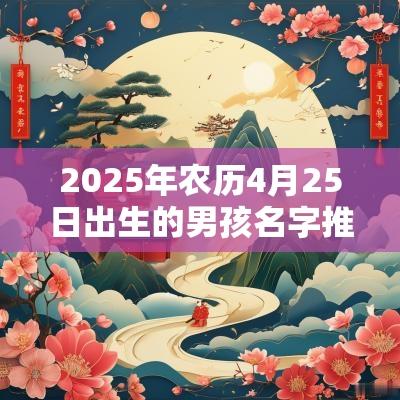 2025年农历4月25日出生的男孩名字推荐男名大全
