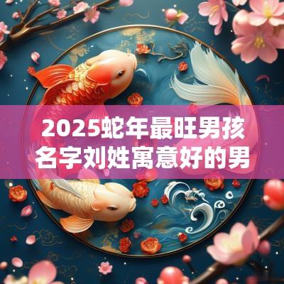2025蛇年最旺男孩名字刘姓寓意好的男宝宝好听名字
