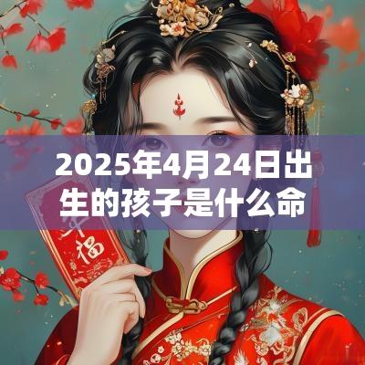 2025年4月24日出生的孩子是什么命名字怎么取合适