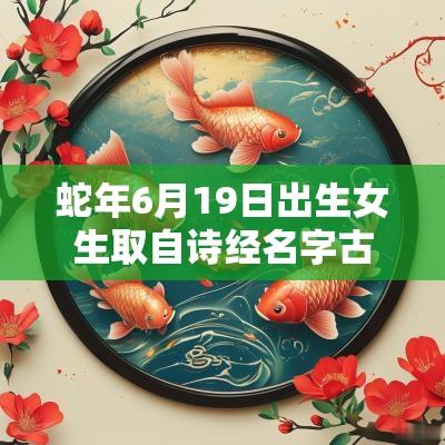 蛇年6月19日出生女生取自诗经名字古典的属蛇女孩起名