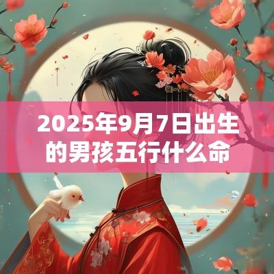 2025年9月7日出生的男孩五行什么命缺木水周易取名