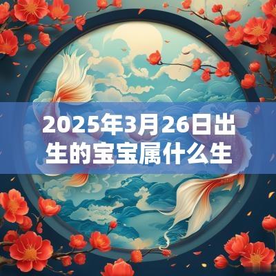 2025年3月26日出生的宝宝属什么生于二月十四起名