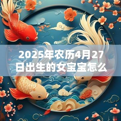2025年农历4月27日出生的女宝宝怎么取名取名宝典