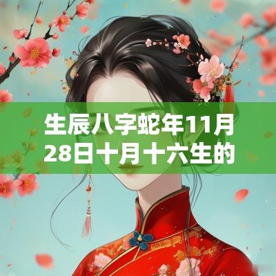 生辰八字蛇年11月28日十月十六生的男生五行旺缺详解