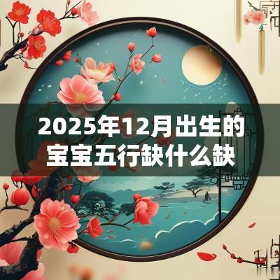 2025年12月出生的宝宝五行缺什么缺木火取名字精选