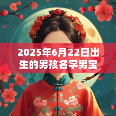 2025年6月22日出生的男孩名字男宝宝起名宝典大全