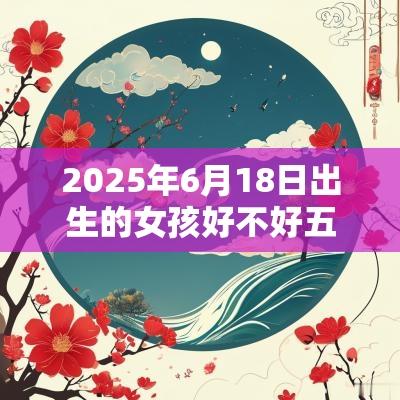 2025年6月18日出生的女孩好不好五行缺水诗意取名