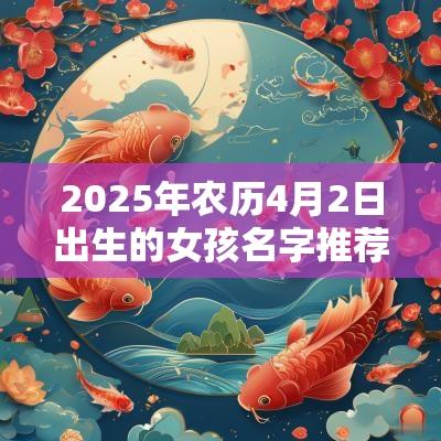 2025年农历4月2日出生的女孩名字推荐有寓意的名字