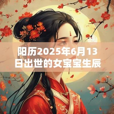 阳历2025年6月13日出世的女宝宝生辰八字与名字分析