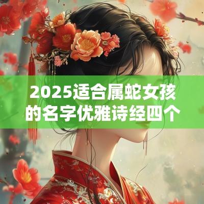 2025适合属蛇女孩的名字优雅诗经四个字女孩名字推荐