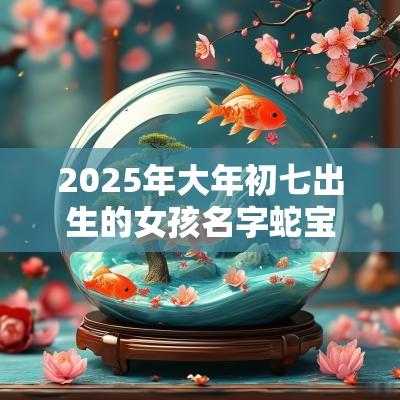 2025年大年初七出生的女孩名字蛇宝宝独一无二的名字