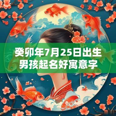 癸卯年7月25日出生男孩起名好寓意字热门男蛇宝宝名字