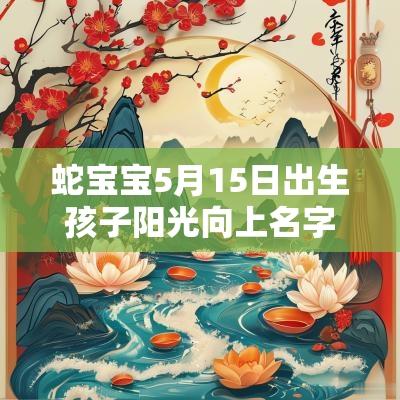 蛇宝宝5月15日出生孩子阳光向上名字最新孩子起名大放送