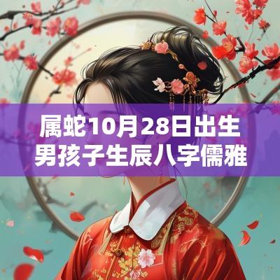 属蛇10月28日出生男孩子生辰八字儒雅的男宝宝名字 属蛇10月28日出生男孩子生辰八字儒雅的男宝宝名字