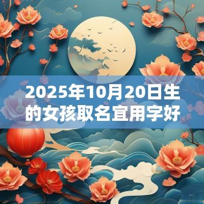 2025年10月20日生的女孩取名宜用字好名字宝典