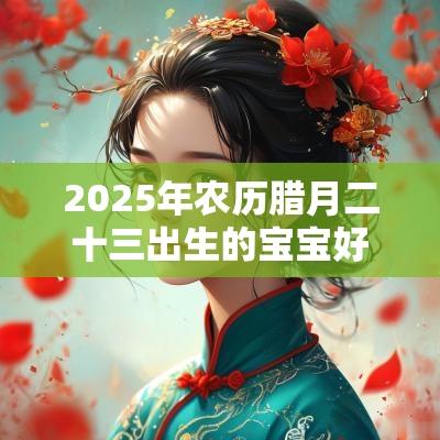 2025年农历腊月二十三出生的宝宝好吗取名吉祥有深意