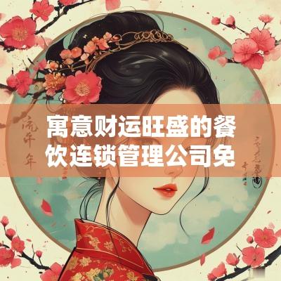 寓意财运旺盛的餐饮连锁管理公司免费起名2025年最新版