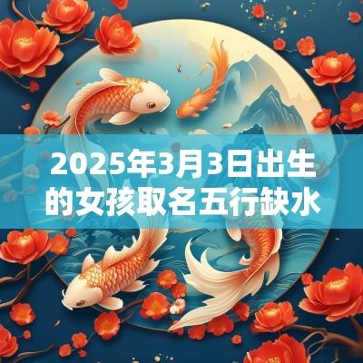 2025年3月3日出生的女孩取名五行缺水火温婉的名字