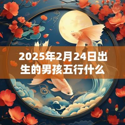 2025年2月24日出生的男孩五行什么命缺火周易取名