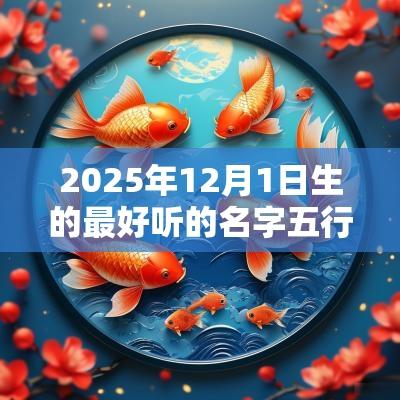 2025年12月1日生的最好听的名字五行缺火宝宝取名