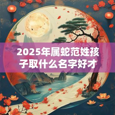 2025年属蛇范姓孩子取什么名字好才华卓越的宝宝起名