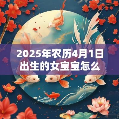2025年农历4月1日出生的女宝宝怎么取名好听的名字