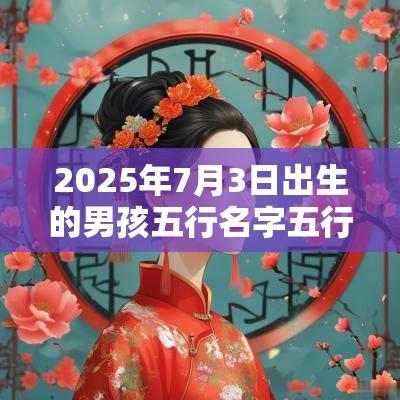 2025年7月3日出生的男孩五行名字五行不缺最佳用字