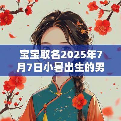 宝宝取名2025年7月7日小暑出生的男生五行旺缺详解