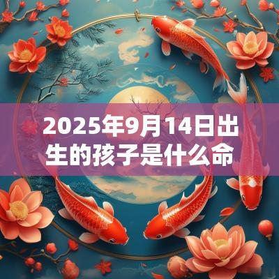 2025年9月14日出生的孩子是什么命名字怎么取大气