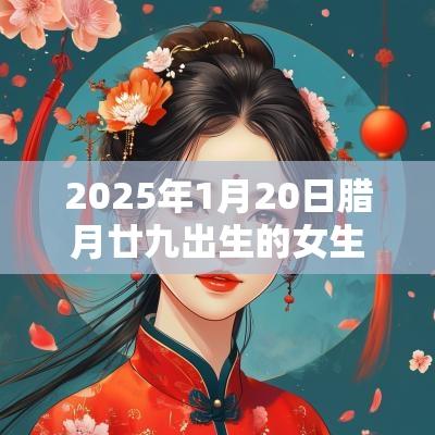 2025年1月20日腊月廿九出生的女生八字起名宜用字