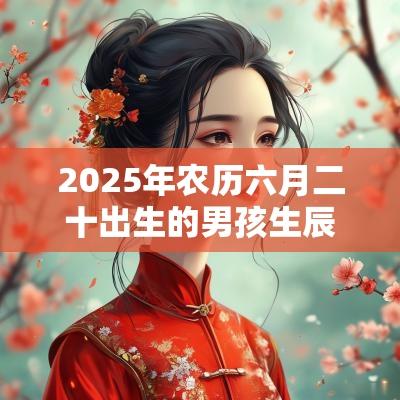 2025年农历六月二十出生的男孩生辰今日周易五行取名