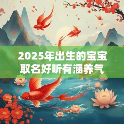2025年出生的宝宝取名好听有涵养气度不凡的孩子名字