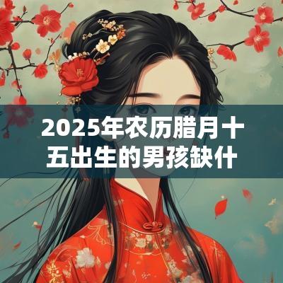 2025年农历腊月十五出生的男孩缺什么取名如何补木水