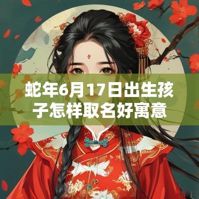 蛇年6月17日出生孩子怎样取名好寓意文静优雅的宝宝名字