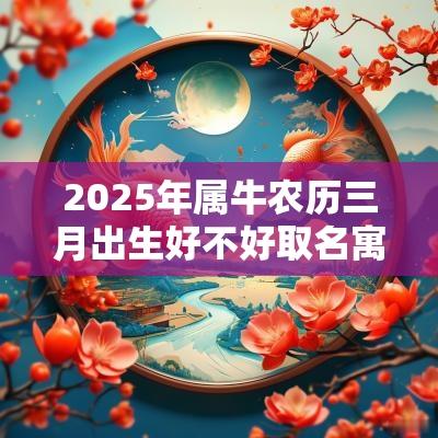 2025年属牛农历三月出生好不好取名寓意佳的字是什么