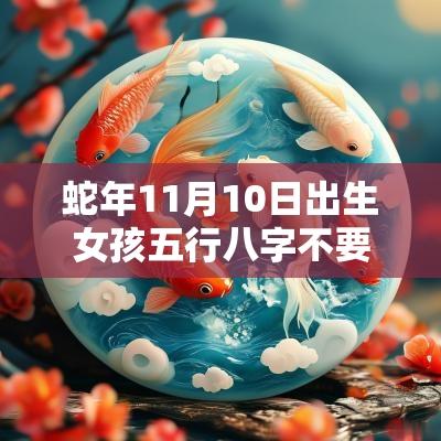蛇年11月10日出生女孩五行八字不要钱的属蛇女生名字