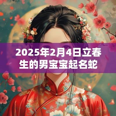 2025年2月4日立春生的男宝宝起名蛇年男生帅气取名